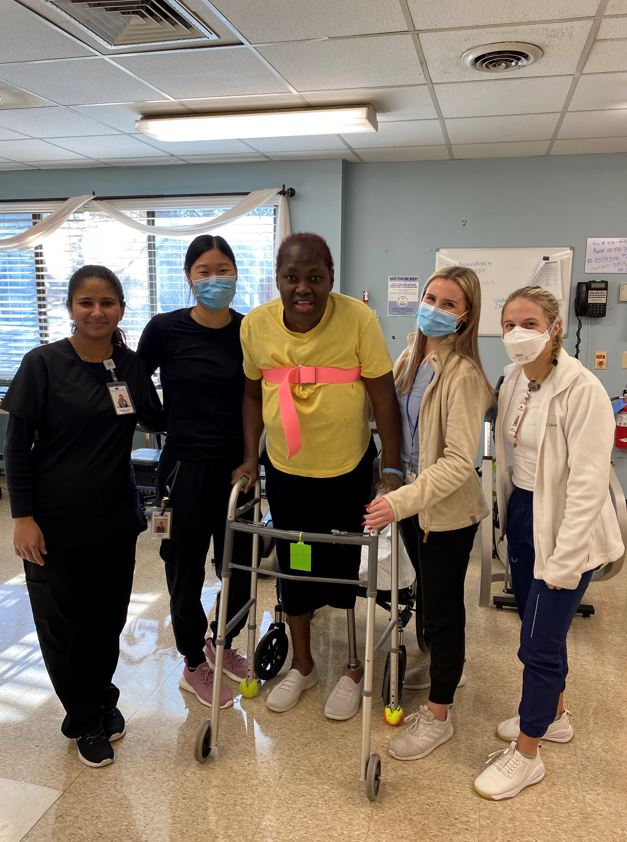 Resident Shows Determination in Road to Recovery Waterview Villa